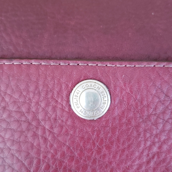 Coach Leather Shoulder Purse - Picture 4 of 7